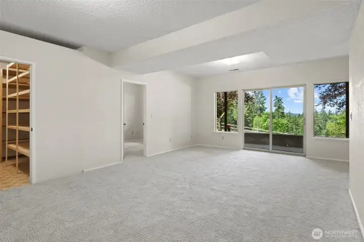 Lower Living Area with sliders to covered patio Lower Living Area with sliders to covered patio