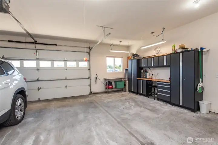 Garage with Shop Area