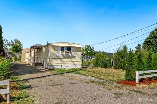 Level corner lot in quiet peaceful neighborhood