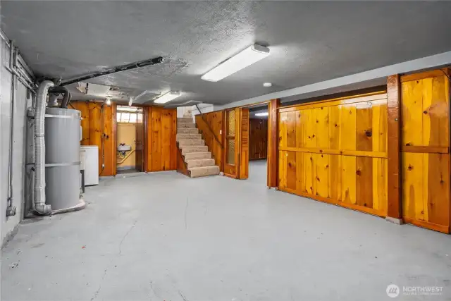 Unfinished basement area or finish for completed basement.