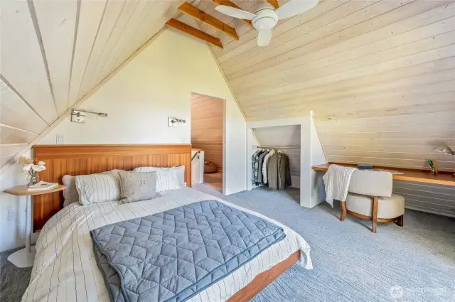 Vaulted Ceilings in Primary Bedroom
