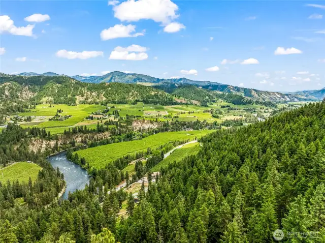 Wenatchee River Views from Building Pad