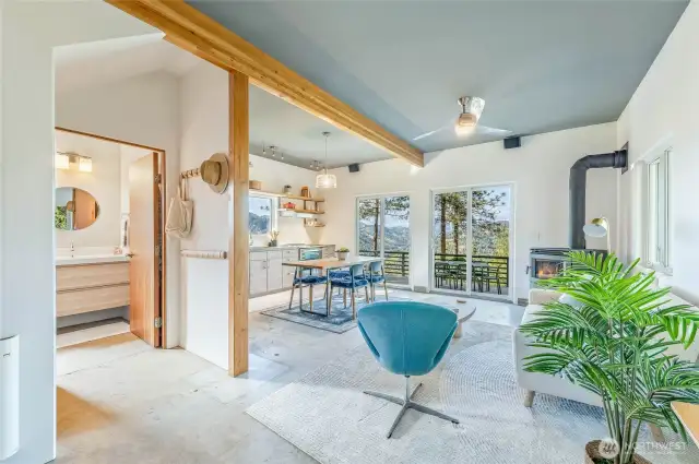 Open Concept Living Area