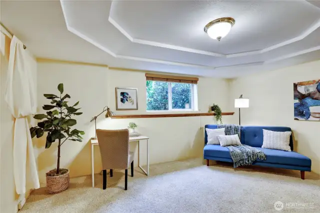 Another living/den area downstairs.