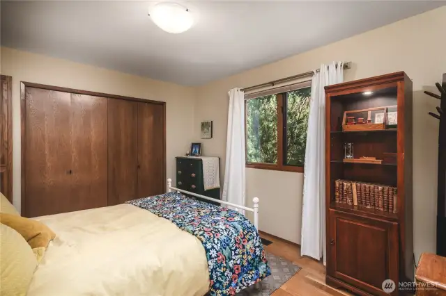 Bedroom on lower level.
