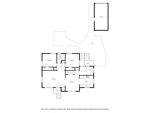 Upper level & garage.