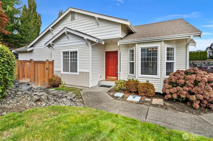 Beautifully landscaped