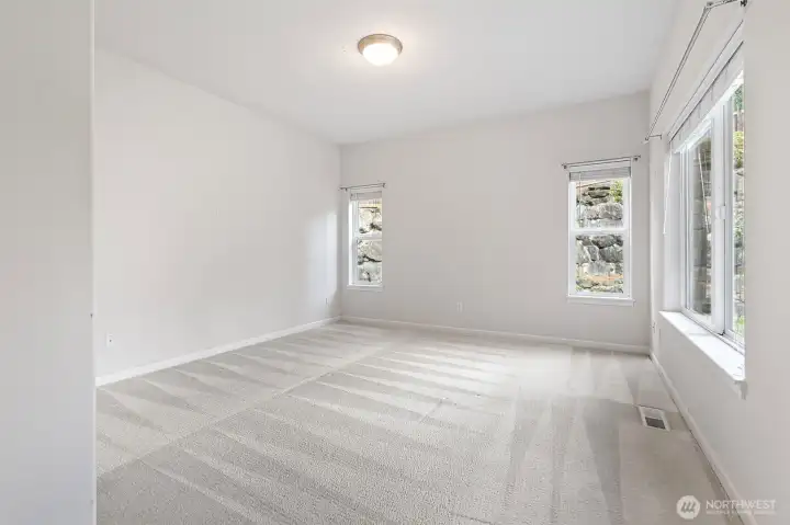 Large well-lit 2nd bedroom