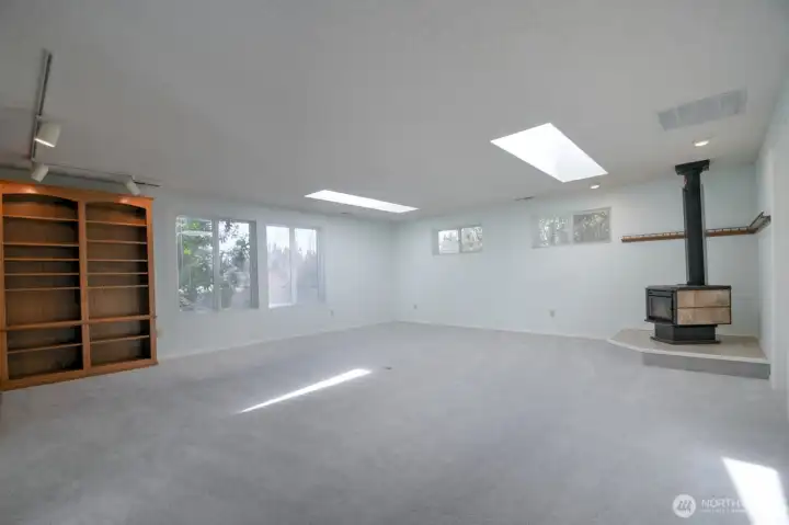 Another view of the bright family room