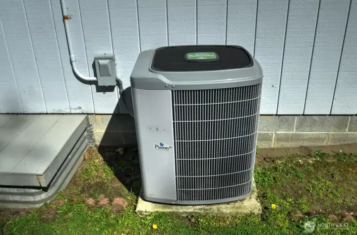 A/C unit ready to cool hot summer days