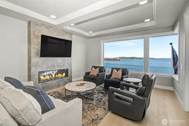 Open-concept living space blends comfort and style with a seamless connection to the outdoors.