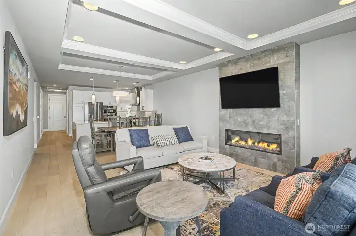 Spacious layout offers flexibility for gathering, relaxing, and enjoying the view.