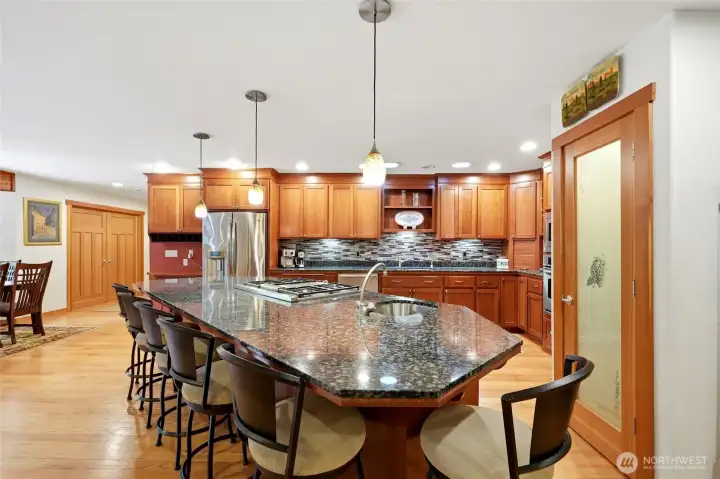 Functional kitchen with ample cabinetry and workspace.