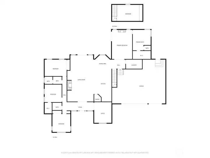 Floorplan for illustration purposes only.