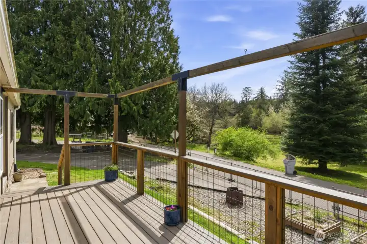 The unobstructed view is over protected land