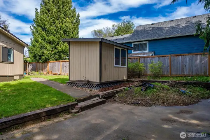 Custom Shed with window