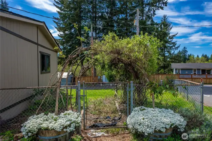 Fully Fenced corner lot on 15,400sqft/ .35 ac
