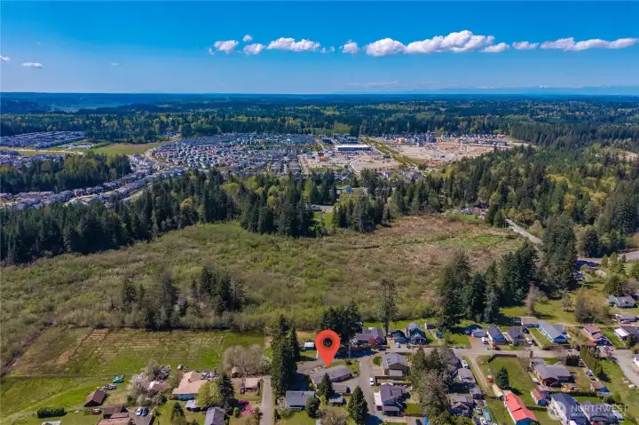 Located near Ten Trails Community and shopping