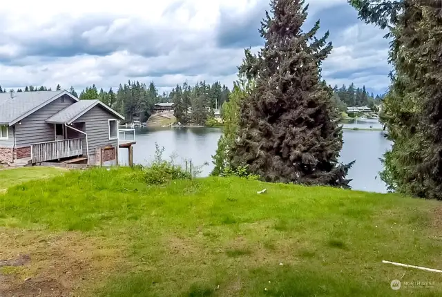 View of Lake from top of lot