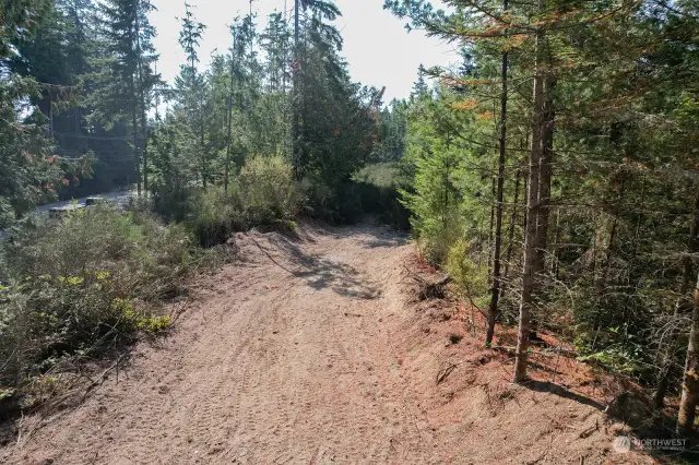 Driveway towards Lot 3