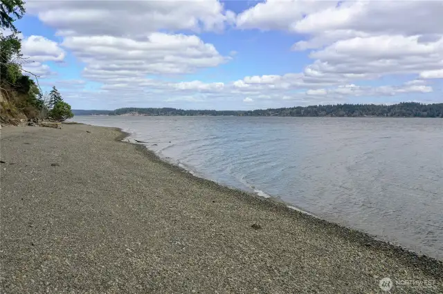 Beach looking North. NO ACCESS FROM HOMESITE