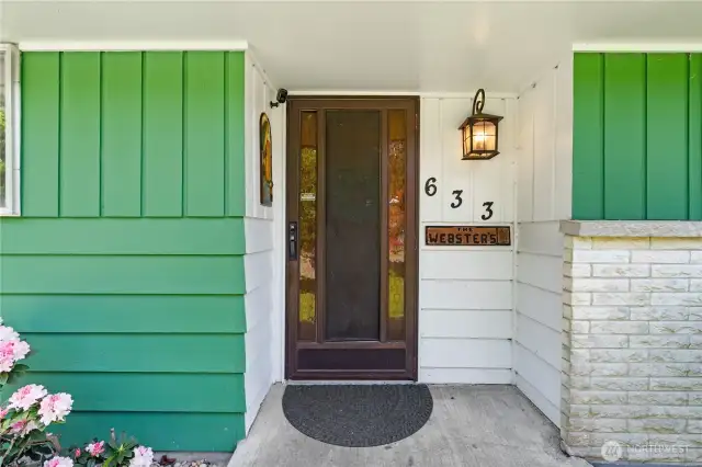 welcoming front porch