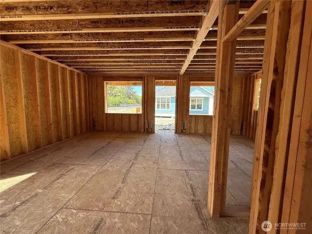 Kitchen and dining area