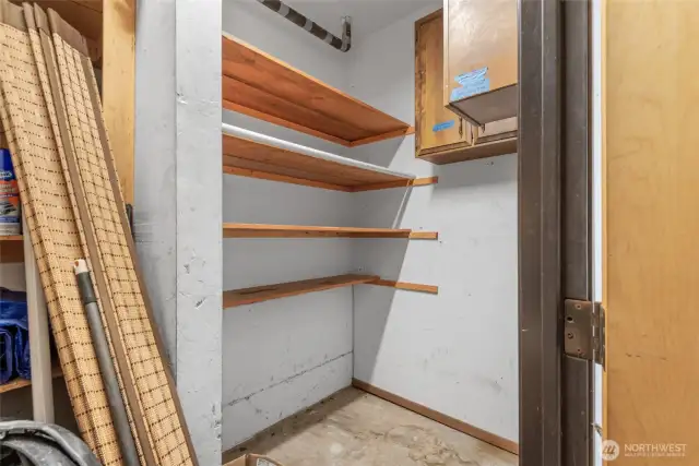 Shared Storage unit #B located in garage