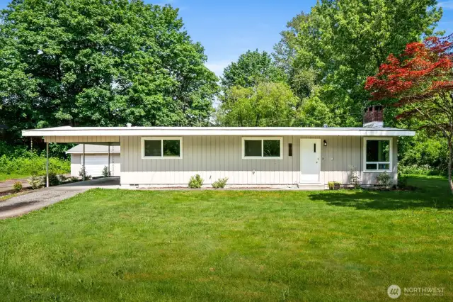 Attached carport