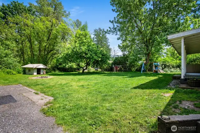 lush 3/4 acre
