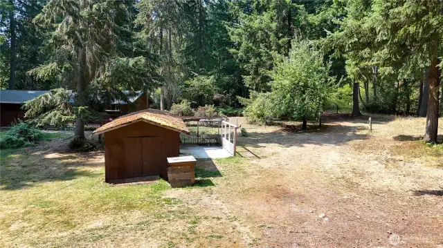 This property is ready for your garden, hobby farm or homestead vision!