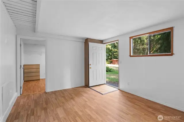 An additional door provides easy direct access outdoors!