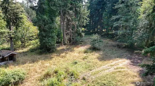 This area has many possibilities for additional structures, animals, garden space and more.