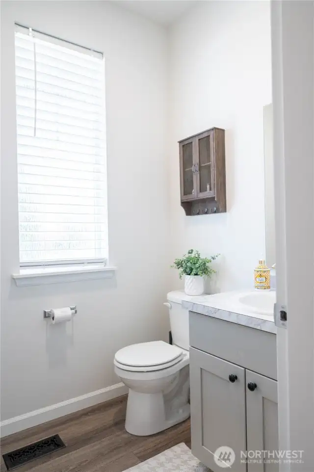 Main floor half bath