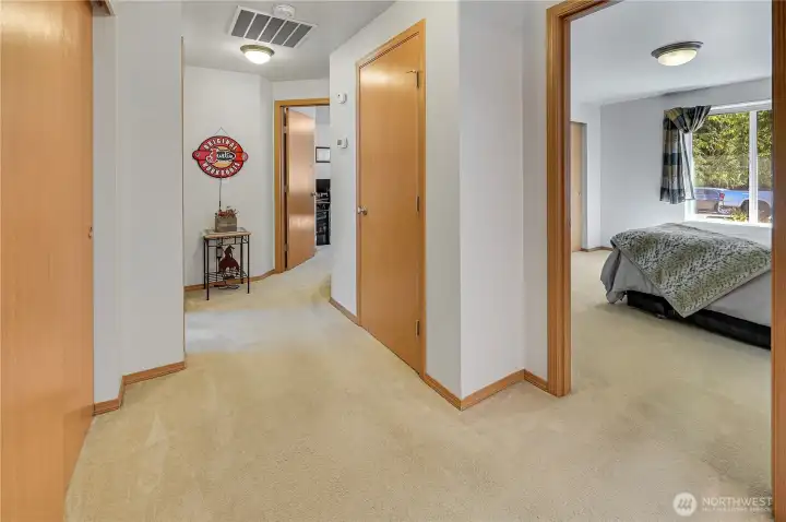 Guest bedroom #1 is on the left.