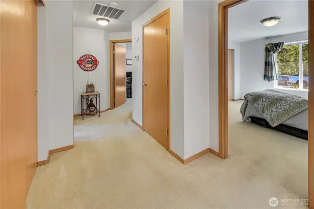 Guest bedroom #1 is on the left.