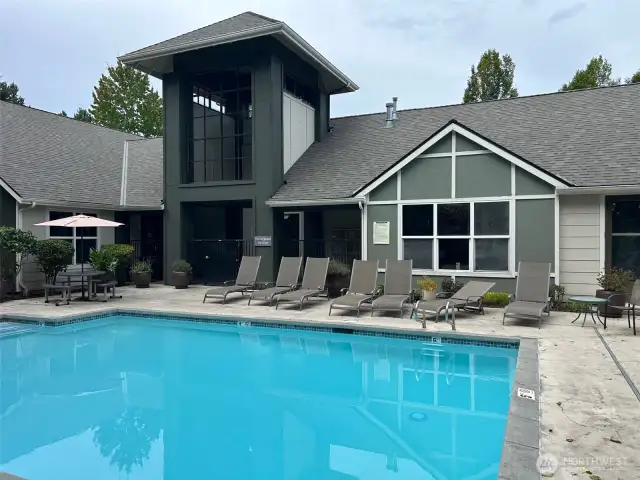 Outside pool is nice.