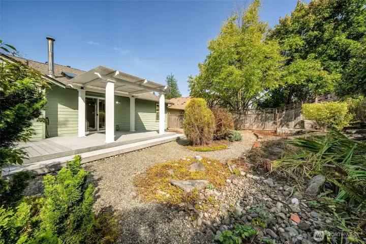 This yard is ready for the next owner to love it.