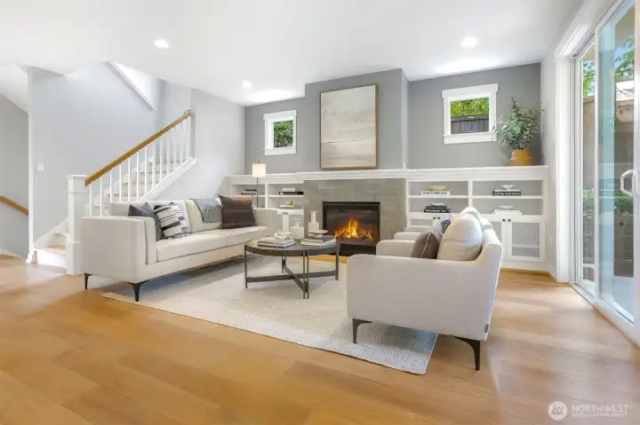 Inviting main floor family room.