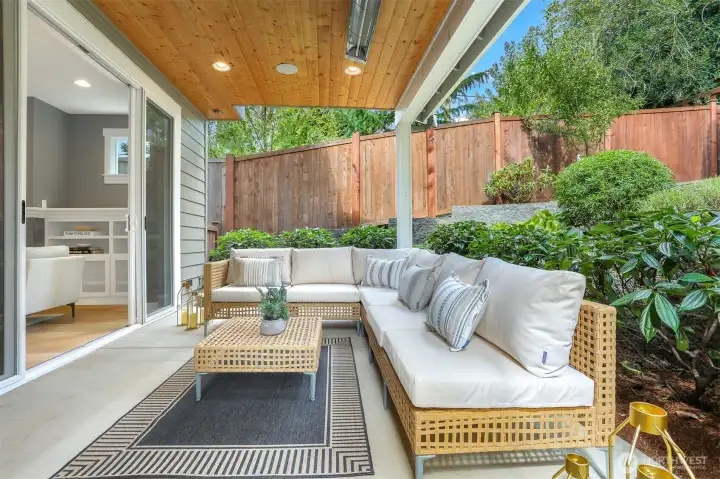 You can enjoy this space for many months of the year.