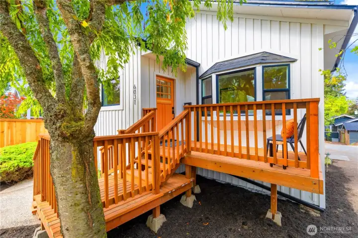 Front entrance of home