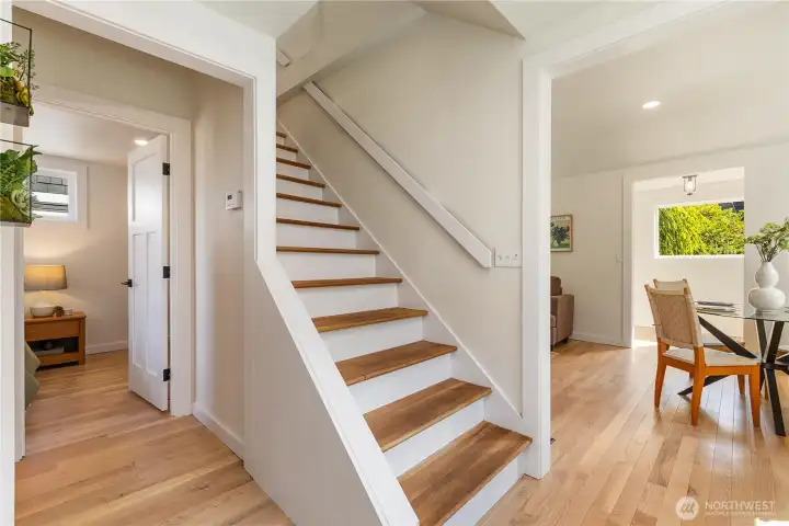 Stairs to loft