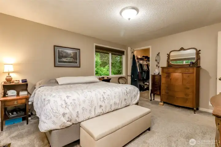 There's also a walk-in closet.