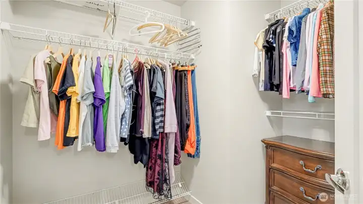 Large walk-in closet to suit your needs.