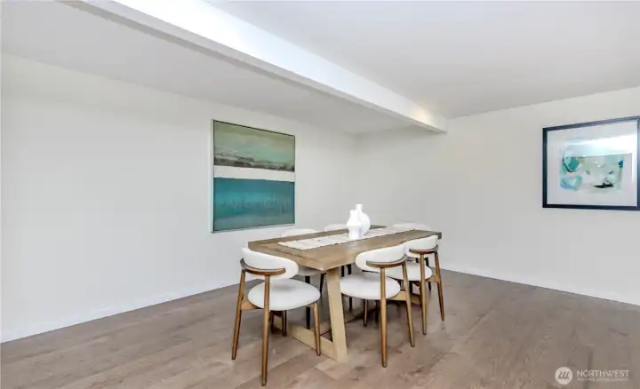 Dining area or flex space