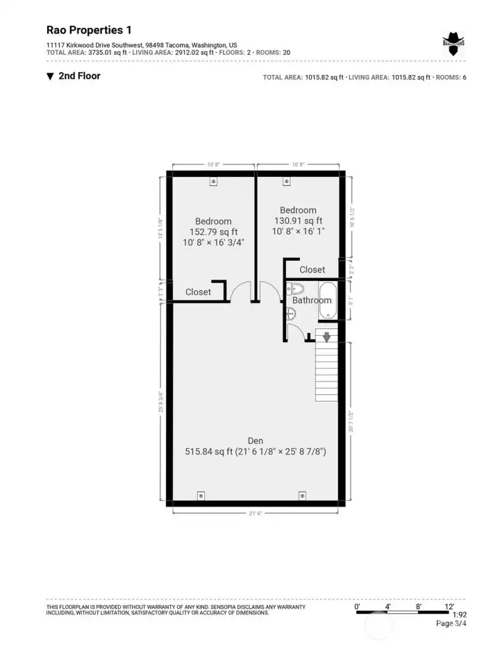 Floorplan 2nd Floor