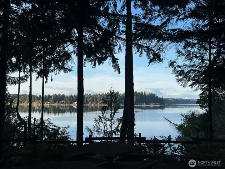 Breathtaking view of Eld Inlet from the community park--get used to this on your daily walks down the street. :)