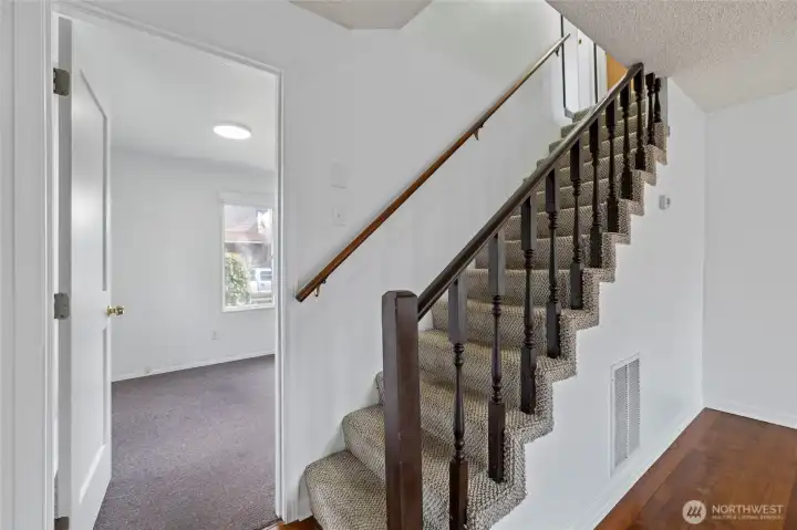 Living Room- View from front entrance looking left