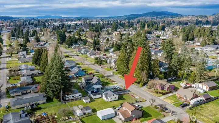 Drone footage of Neighborhood