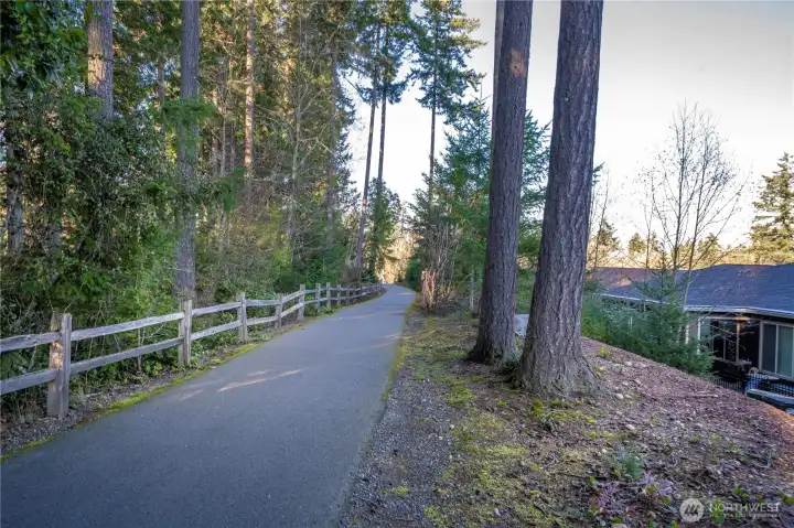 Walking Trail just behind the home